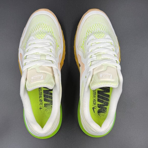 Wmns Nike Air Max 2014 'White Atomic Mango Volt' - Picture 3 of 10